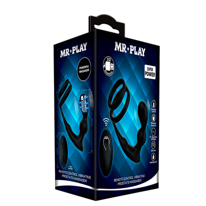 MR PLAY - VIBRATING ANAL PLUG WITH PENIS RING REMOTE CONTROL - My naughty haven #