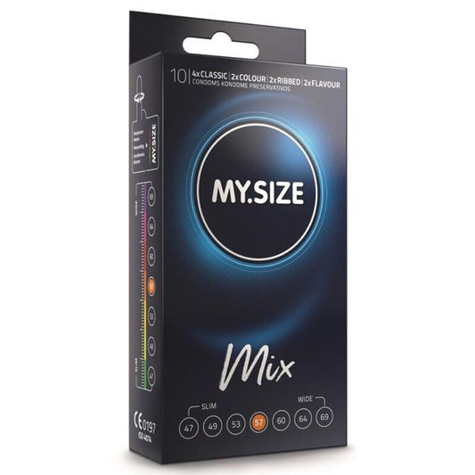 MY SIZE - MIX CONDOMS 57 MM 10 UNITS - My naughty haven #