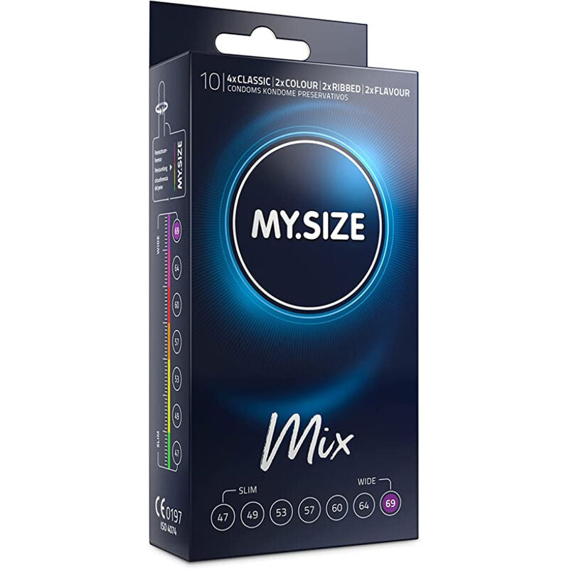 MY SIZE - MIX CONDOMS 69 MM 10 UNITS - My naughty haven #