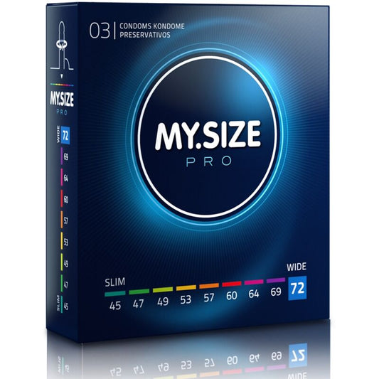 MY SIZE - PRO CONDOMS 72 MM 3 UNITS - My naughty haven #
