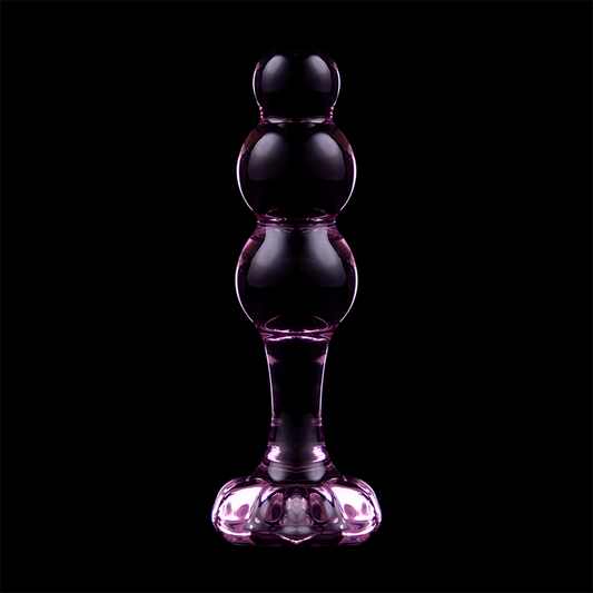 NEBULA SERIES BY IBIZA - Модел 1 Анален РАЗШИРИТЕЛ от боросиликатно стъкло, прозрачно 10.5 см -O- 3 см