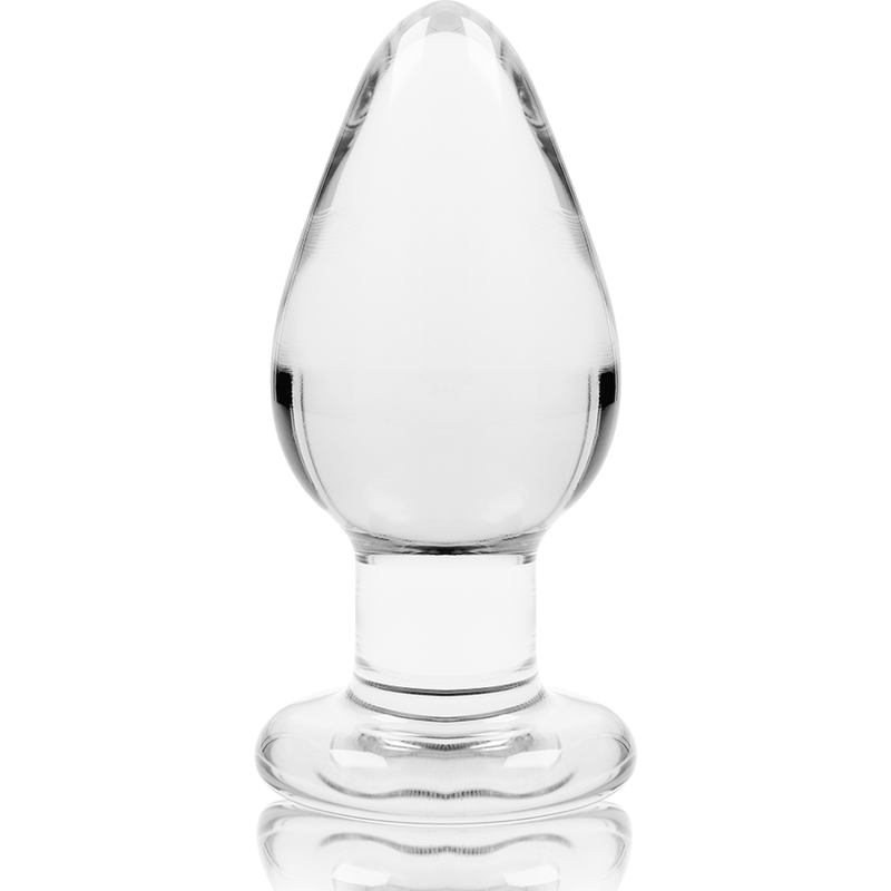 NEBULA SERIES BY IBIZA - MODEL 3 ANAL PLUG BOROSILICATE GLASS TRANSPARENT 11 CM -O- 5 CM - My naughty haven #