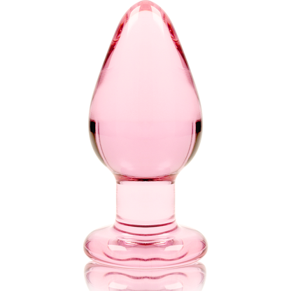 NEBULA SERIES BY IBIZA - MODEL 3 ANAL PLUG BOROSILICATE GLASS TRANSPARENT 11 CM -O- 5 CM - My naughty haven #