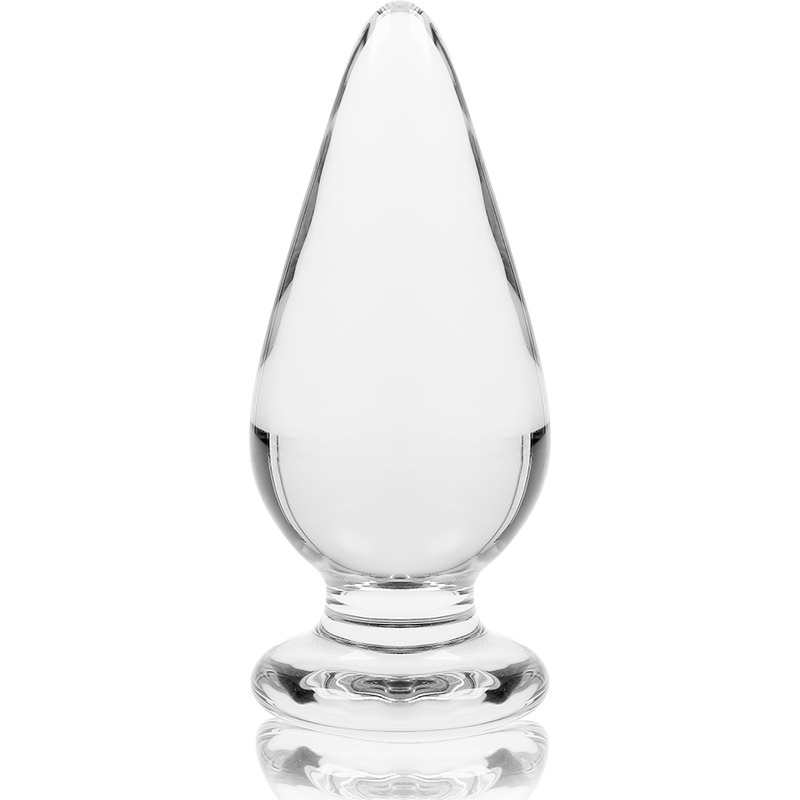 NEBULA SERIES BY IBIZA - MODEL 4 ANAL PLUG BOROSILICATE GLASS CLEAR 11 CM -O- 5 CM - My naughty haven #
