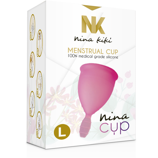 NINA KIKÍ - MENSTRUAL CUP PINK - SIZE L - My naughty haven #