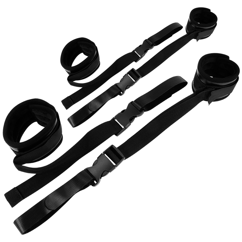 Белезници с найлон и велкро OHMAMA FETISH