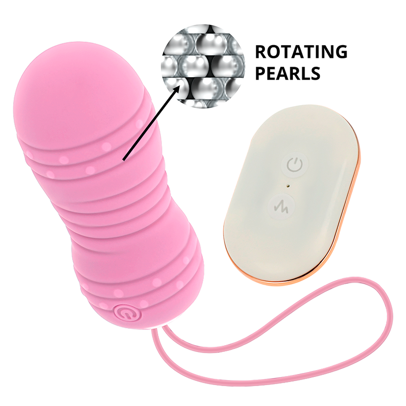 OHMAMA - REMOTE CONTROL EGG 7 MODES ROTATION PINK - My naughty haven #