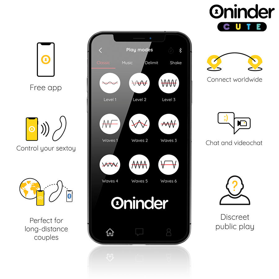 ONINDER CUTE - LOVE BUDDY MASTER G-SPOT VIBRATOR - FREE WORLDWIDE APP - My naughty haven #
