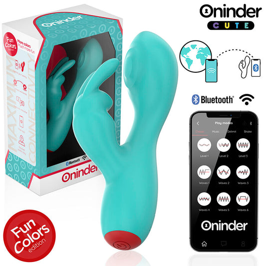 ONINDER CUTE - LOVE BUNNY G-SPOT CLITORAL VIBRATOR - FREE WORLDWIDE APP - My naughty haven #