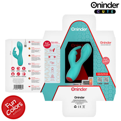 ONINDER CUTE - LOVE BUNNY G-SPOT CLITORAL VIBRATOR - FREE WORLDWIDE APP - My naughty haven #