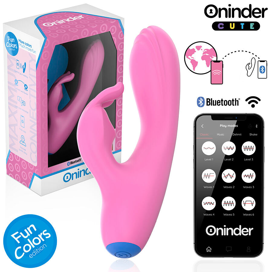 ONINDER CUTE - LOVE BUNNY VIBRATOR G-SPOT CLITORIS - FREE WORLDWIDE APP - My naughty haven #