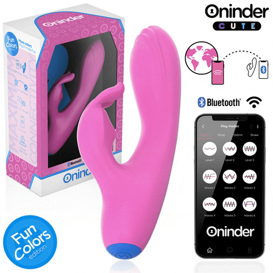 ONINDER CUTE - LOVE BUNNY VIBRATOR G-SPOT CLITORIS - FREE WORLDWIDE APP - My naughty haven #