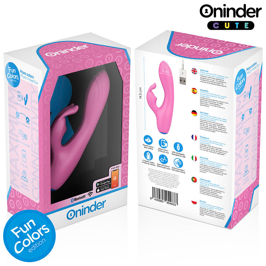 ONINDER CUTE - LOVE BUNNY VIBRATOR G-SPOT CLITORIS - FREE WORLDWIDE APP - My naughty haven #