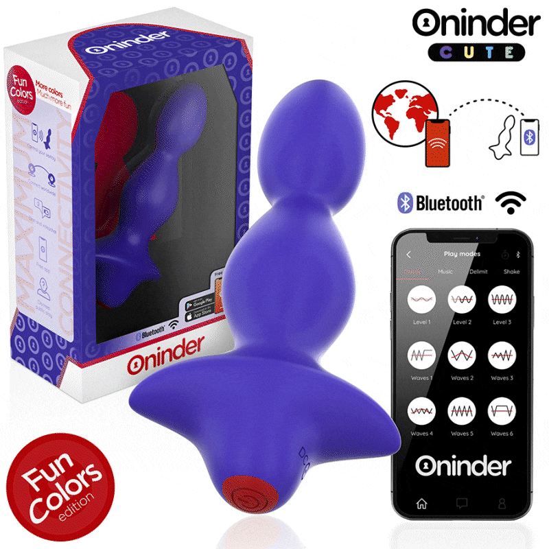 ONINDER CUTE - LOVE BUTT VIBRATING ANAL PLUG DILATOR - FREE WORLDWIDE APP - My naughty haven #