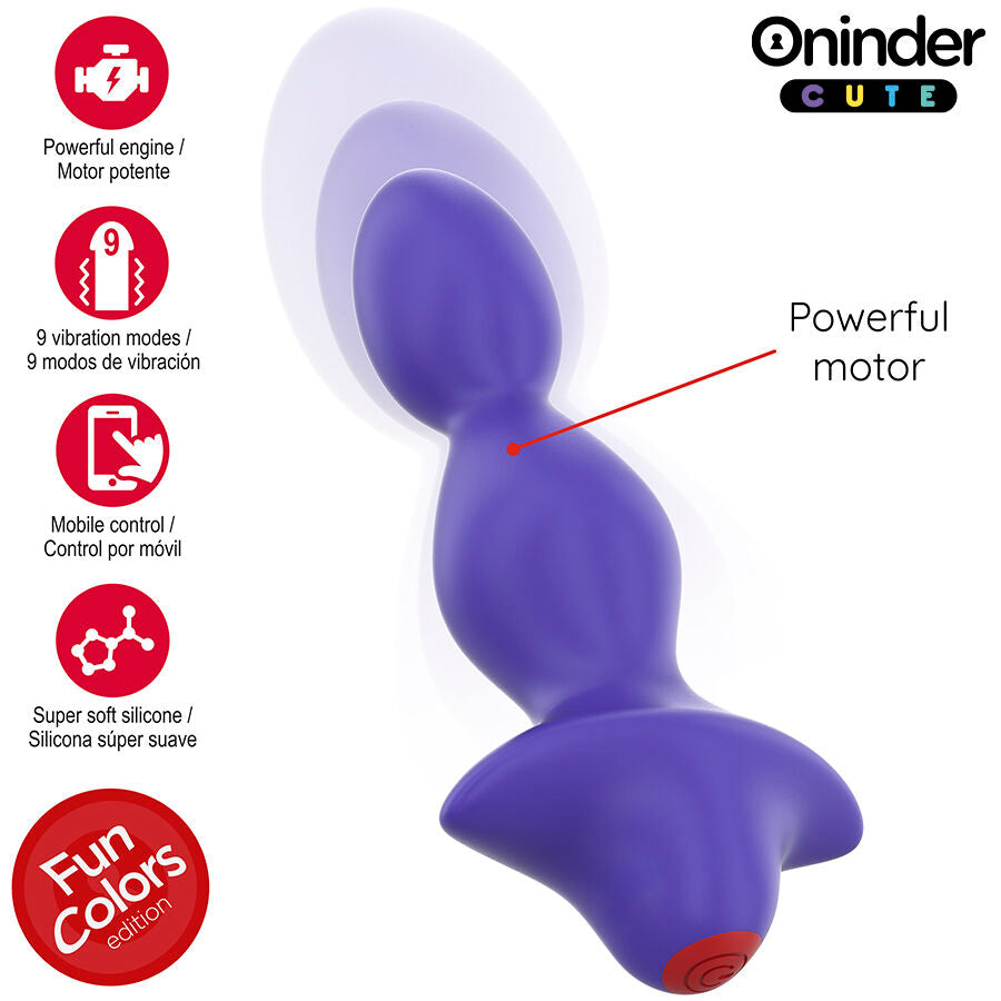 ONINDER CUTE - LOVE BUTT VIBRATING ANAL PLUG DILATOR - FREE WORLDWIDE APP - My naughty haven #