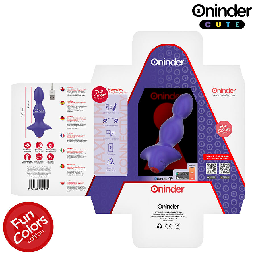 ONINDER CUTE - LOVE BUTT VIBRATING ANAL PLUG DILATOR - FREE WORLDWIDE APP - My naughty haven #