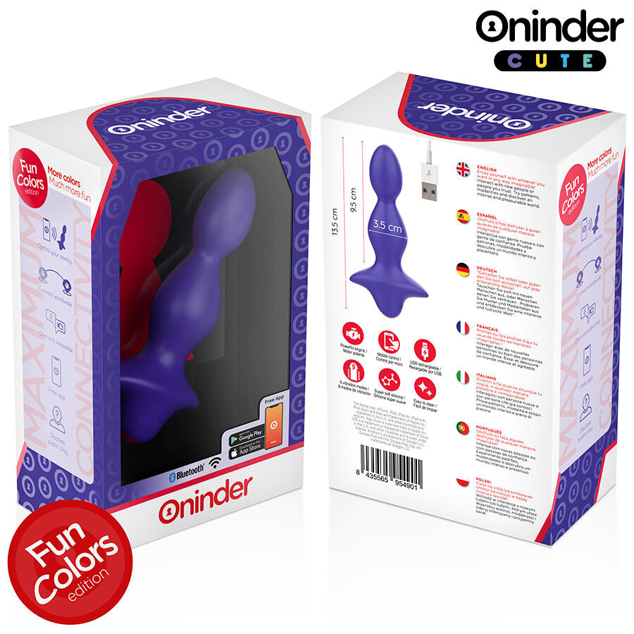 ONINDER CUTE - LOVE BUTT VIBRATING ANAL PLUG DILATOR - FREE WORLDWIDE APP - My naughty haven #