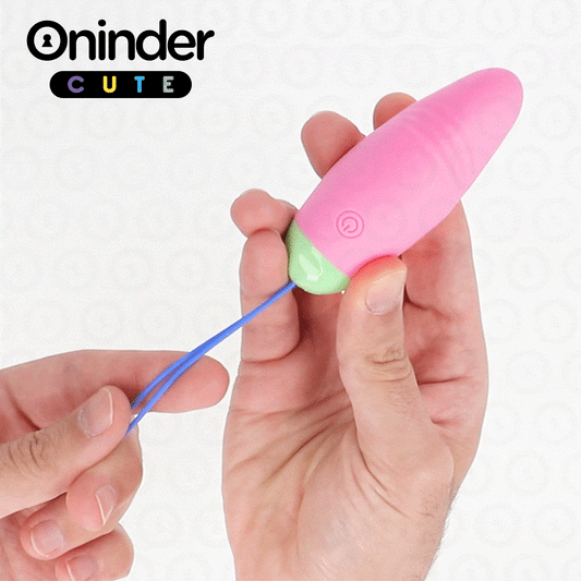ONINDER CUTE - LOVE PLEASURE 360° VIBRATING-ROTATING SILICONE EGG - FREE GLOBAL APP - My naughty haven #