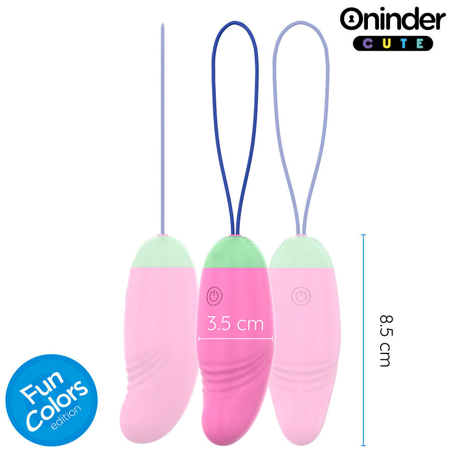 ONINDER CUTE - LOVE PLEASURE 360° VIBRATING-ROTATING SILICONE EGG - FREE GLOBAL APP - My naughty haven #