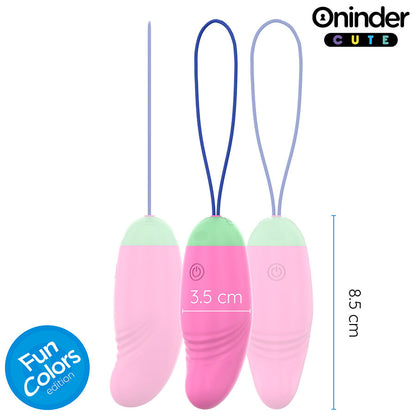 ONINDER CUTE - LOVE PLEASURE 360° VIBRATING-ROTATING SILICONE EGG - FREE GLOBAL APP - My naughty haven #