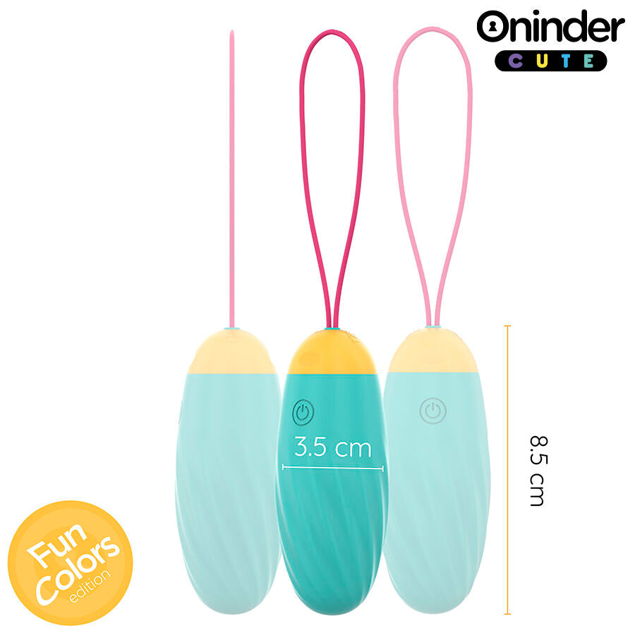 ONINDER CUTE - LOVE PLEASURE VIBRATING EGG - ROTATING SILICONE GEMS - FREE GLOBAL APP - My naughty haven #