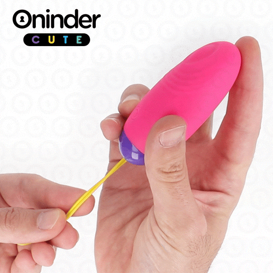 ONINDER CUTE - LOVE PLEASURE VIBRO-WAVE TAPPING SILICONE EGG - FREE GLOBAL APP - My naughty haven #