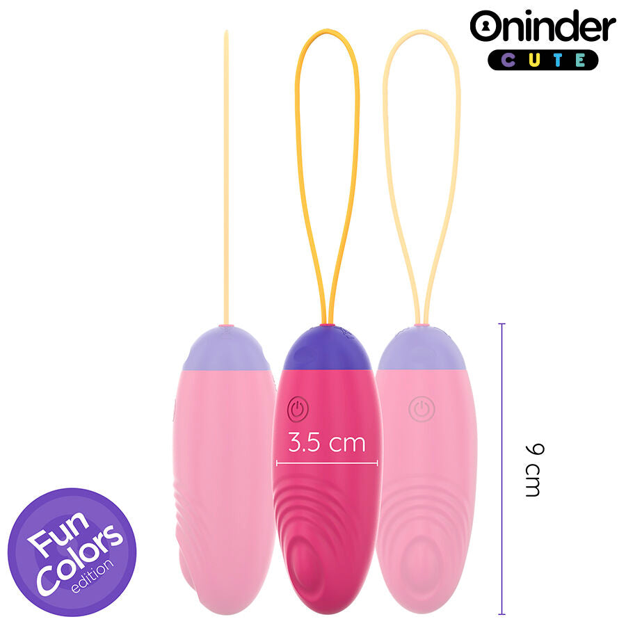 ONINDER CUTE - LOVE PLEASURE VIBRO-WAVE TAPPING SILICONE EGG - FREE GLOBAL APP - My naughty haven #