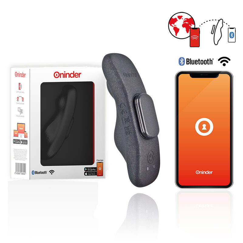 ONINDER - MANILA PANTY RECHARGEABLE VIBRATOR 9 SPEED 9.6 CM X 2.6 CM - FREE APP - My naughty haven #