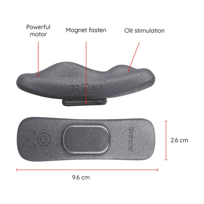 ONINDER - MANILA PANTY RECHARGEABLE VIBRATOR 9 SPEED 9.6 CM X 2.6 CM - FREE APP - My naughty haven #