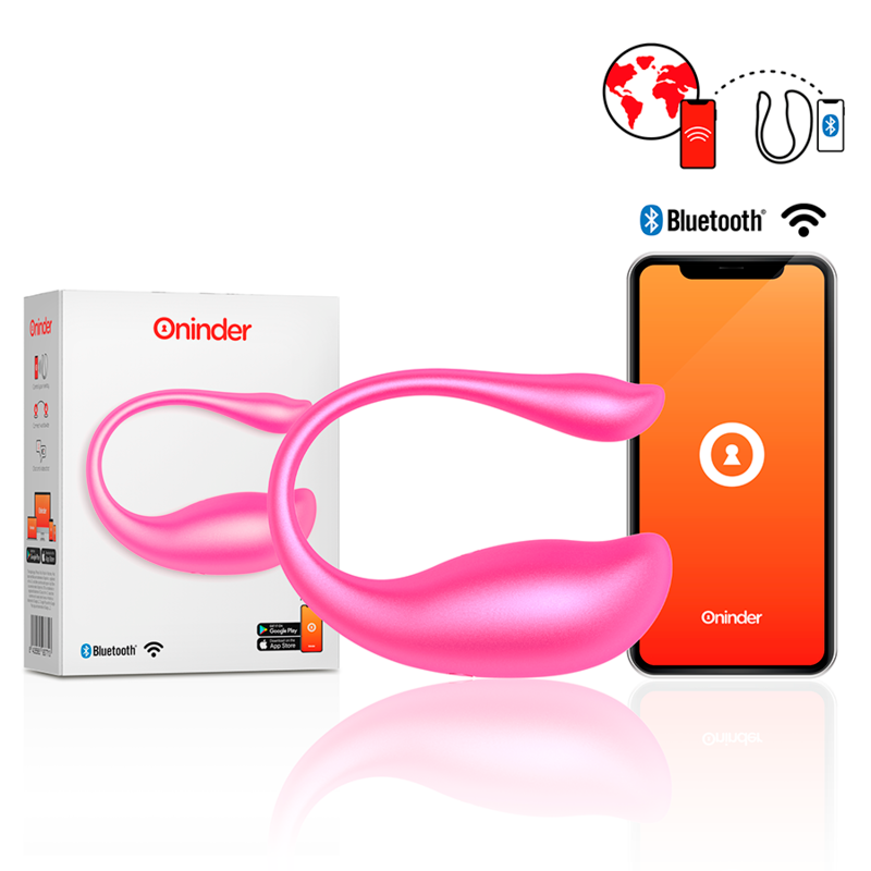 ONINDER - NAIROBI VIBRATING EGG PINK - FREE APP - My naughty haven #