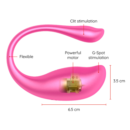 ONINDER - NAIROBI VIBRATING EGG PINK - FREE APP - My naughty haven #