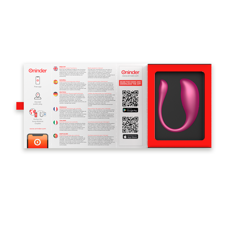 ONINDER - NAIROBI VIBRATING EGG PINK - FREE APP - My naughty haven #