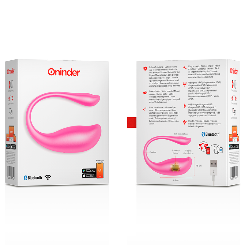 ONINDER - NAIROBI VIBRATING EGG PINK - FREE APP - My naughty haven #