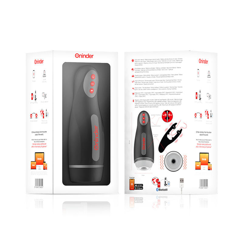 ONINDER - SEOUL RECHARGEABLE MALE MASTURBATOR 10 SPEED - FREE APP - My naughty haven #