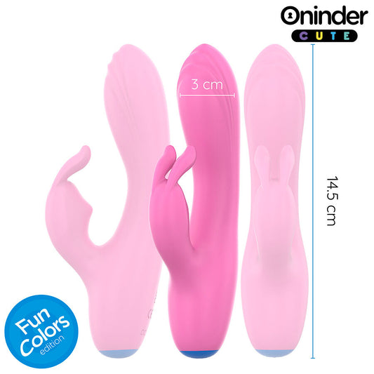 Oninder Cute Love Bunny – G-Spot & Clitoral Vibrator with App Control - My naughty haven #