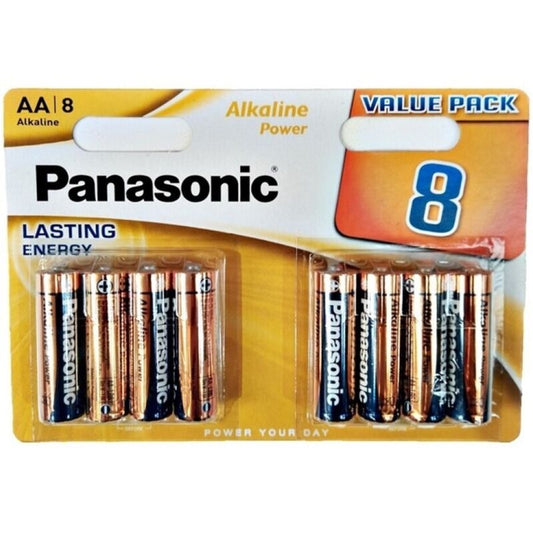 PANASONIC - BRONZE ALKALINE AA BATTERY LR6 BLISTER*8 - My naughty haven #