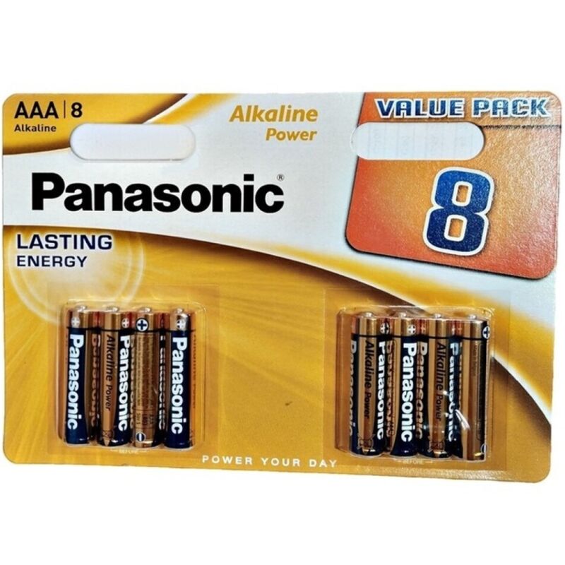 PANASONIC - BRONZE ALKALINE AAA BATTERY LR03 BLISTER*8 - My naughty haven #