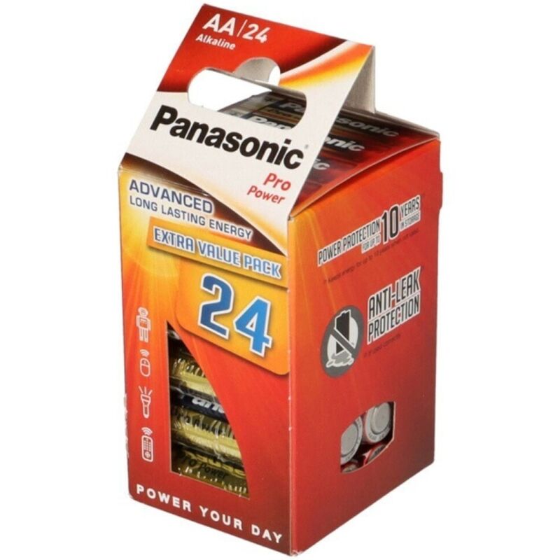 PANASONIC - PRO POWER ALKALINE AA BATTERY LR6 PACK*24 - My naughty haven #