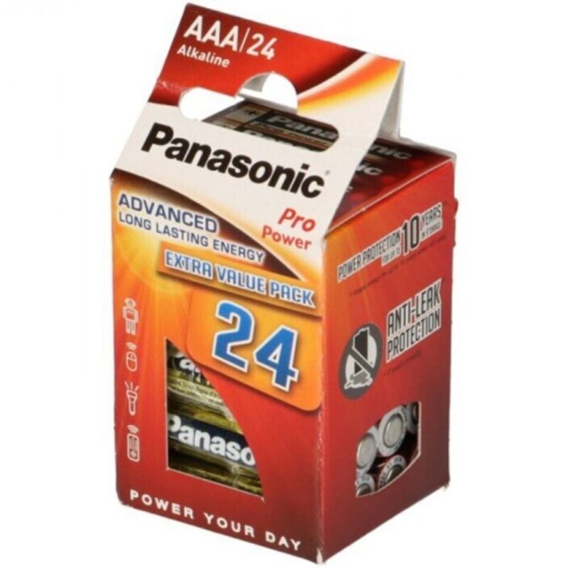 PANASONIC - PRO POWER ALKALINE AAA BATTERY LR03 PACK*24 - My naughty haven #