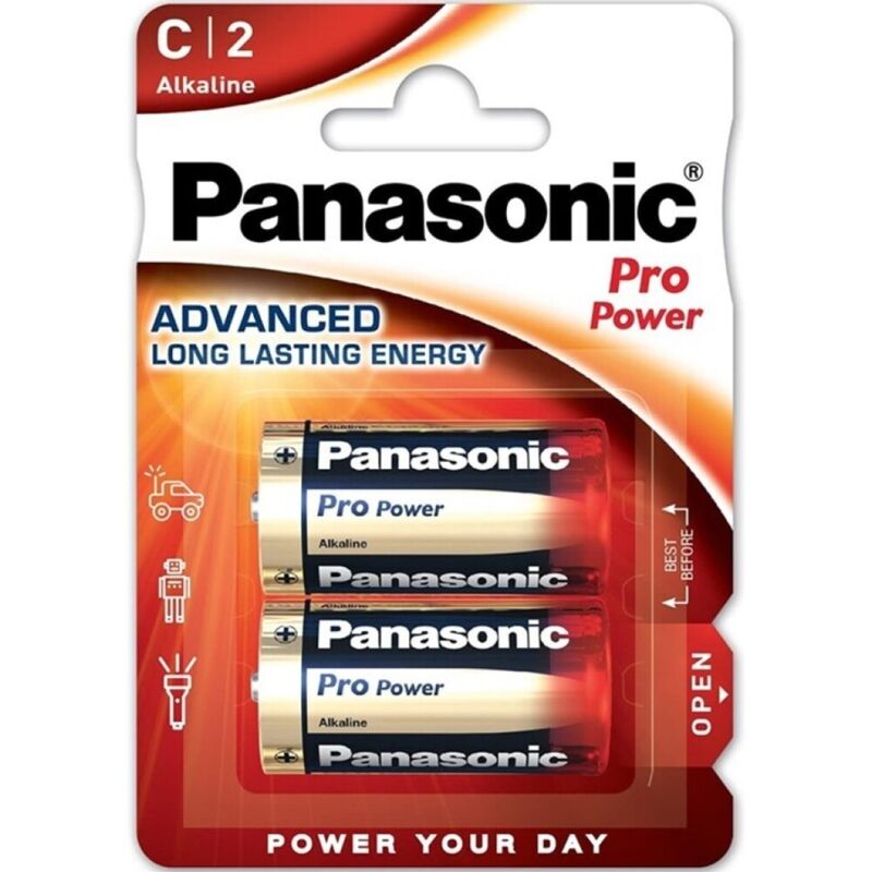 PANASONIC - PRO POWER ALKALINE C BATTERY LR14 BLISTER*2 - My naughty haven #