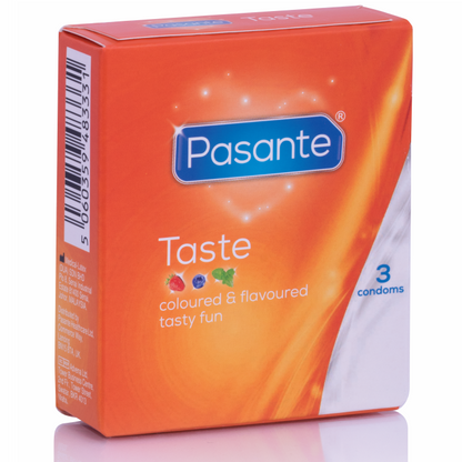 PASANTE - CONDOMS FLAVORS 3 UNITS - My naughty haven #