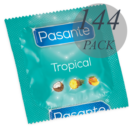 PASANTE - CONDOMS TROPICAL BAG 144 UNITS - My naughty haven #