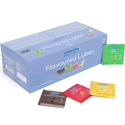 PASANTE - FLAVOR LUBRICANTS BOX 144 UNITS 5 ML - My naughty haven #