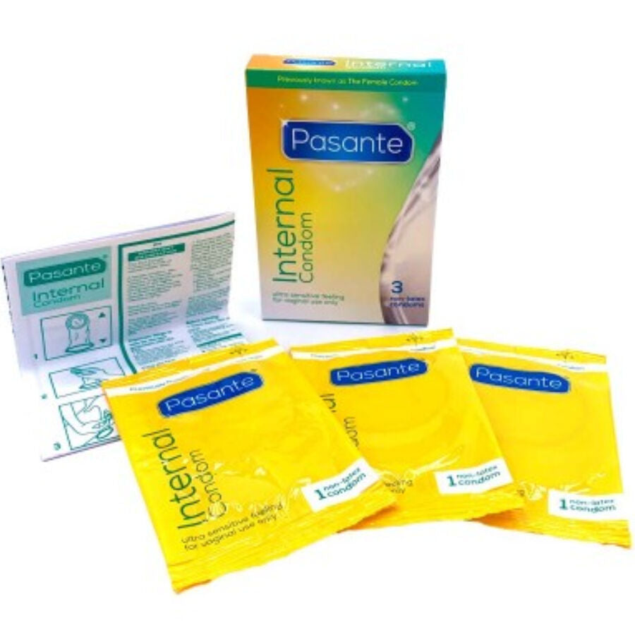 PASANTE - INTERNAL CONDOM NON-LATEX 3 UNITS - My naughty haven #