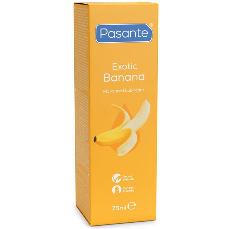 PASANTE - LUBRICANT WATER BASED BANANA FLAVOURED 75 ML - My naughty haven #
