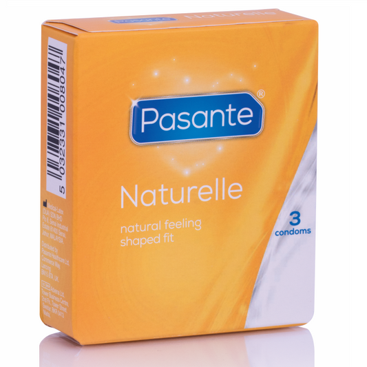 PASANTE - NATURELLE CONDOM 3 PACK - My naughty haven #