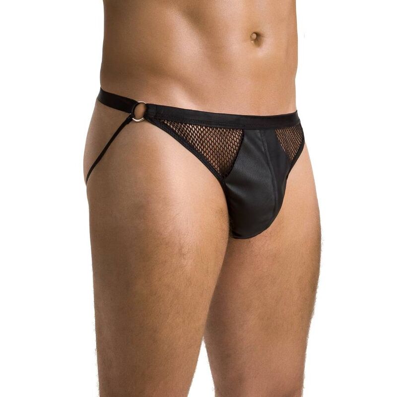 PASSION - 034 SLIP OPEN LUKE BLACK L/XL - My naughty haven #