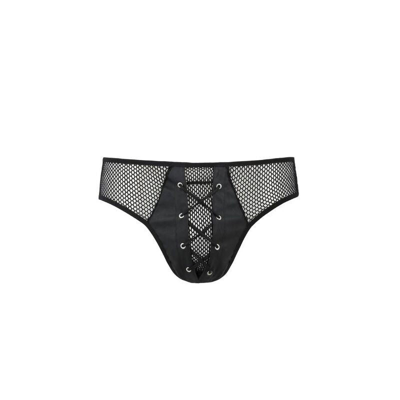 PASSION - 035 SLIP RICHARD BLACK L/XL - My naughty haven #