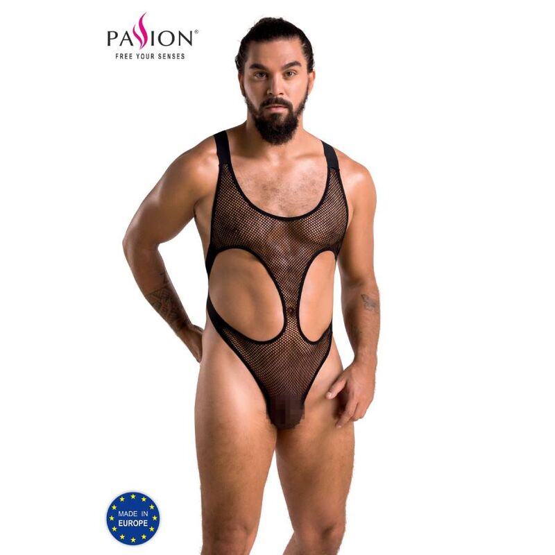 PASSION - 040 BODY LEON BLACK L/XL - My naughty haven #