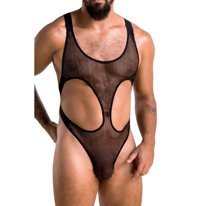 PASSION - 040 BODY LEON BLACK L/XL - My naughty haven #